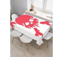 Прямоугольная скатерть JoyArty Смертельное пятно из сатена tc_9761_120x145