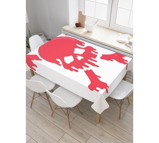 Прямоугольная скатерть JoyArty Смертельное пятно из сатена tc_9761_120x145 1