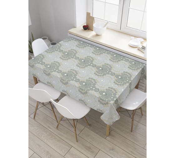 Прямоугольная скатерть JoyArty Геометрический этнос из сатена tc_27781_120x145 1