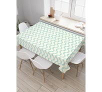 Прямоугольная скатерть JoyArty Волны полукругами из сатена tc_28988_120x145