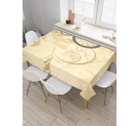 Прямоугольная скатерть JoyArty Старинные часы из сатена tc_22781_120x145