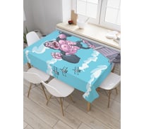 Прямоугольная скатерть JoyArty Свирепый Кинг Конг из сатена tc_26812_120x145