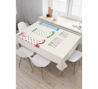 Прямоугольная скатерть JoyArty Для дождливого дня из сатена tc_3452_120x145