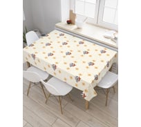 Прямоугольная скатерть JoyArty Звездные корабли из сатена tc_19735_120x145