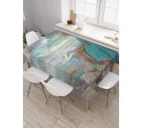 Прямоугольная скатерть JoyArty Русалка.Mermaid из сатена tc_6049_120x145