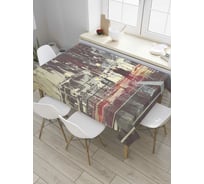 Прямоугольная скатерть JoyArty Дождливый Лондон из сатена tc_32896_120x145