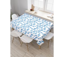 Прямоугольная скатерть JoyArty Прохладный дождь из сатена tc_20510_120x145