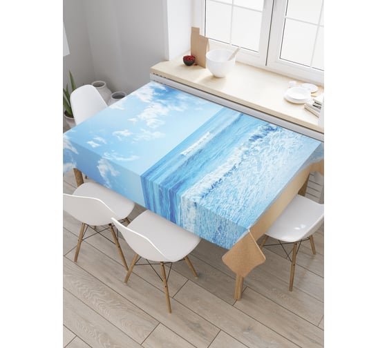 Прямоугольная скатерть JoyArty Морской бриз из сатена tc_29203_120x145 1