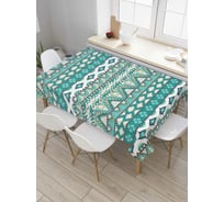 Прямоугольная скатерть JoyArty Скандинавский узор из сатена tc_47099_120x145