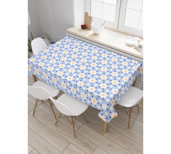 Прямоугольная скатерть JoyArty Сложный витраж из сатена tc_28732_120x145 1