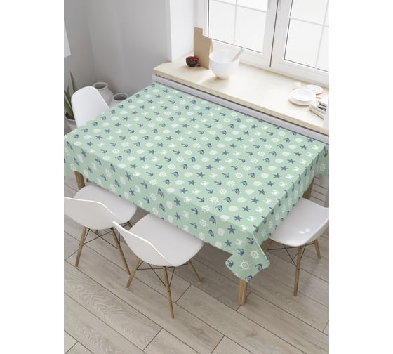 Прямоугольная скатерть JoyArty Морская тематика из сатена tc_31860_120x145 1