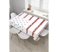 Прямоугольная скатерть JoyArty Стиль флага Америки из сатена tc_27821_120x145