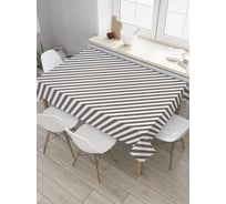 Прямоугольная скатерть JoyArty Контрастная диагональ из сатена tc_28947_120x145