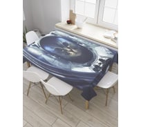 Прямоугольная скатерть JoyArty Полет на Меркурий из сатена tc_33506_120x145