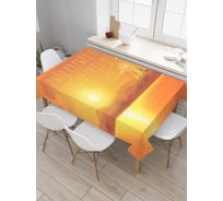 Прямоугольная скатерть JoyArty Египетская фантазия из сатена tc_20959_120x145