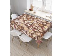 Прямоугольная скатерть JoyArty Женское разнообразие из сатена tc_205041_120x145