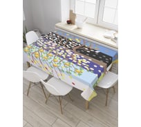 Прямоугольная скатерть JoyArty Дерево сезонов из сатена tc_8752_120x145