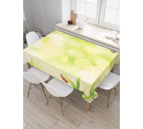 Прямоугольная скатерть JoyArty Жизнь на рассвете из сатена tc_38873_120x145