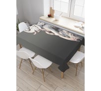 Прямоугольная скатерть JoyArty Слоновый символ из сатена tc_9959_120x145