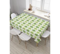 Прямоугольная скатерть JoyArty Праздничные ромбы из сатена tc_35546_120x145