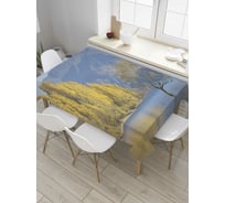 Прямоугольная скатерть JoyArty Дерево в воде из сатена tc_32646_120x145