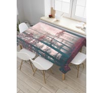 Прямоугольная скатерть JoyArty Загадка леса из сатена tc_7206_120x145