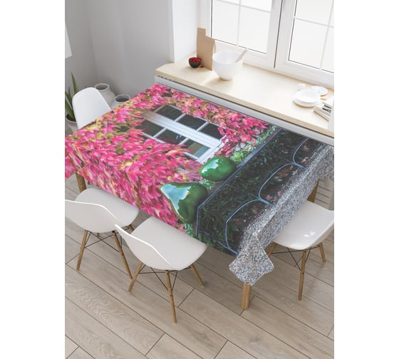 Прямоугольная скатерть JoyArty Девичий виноград из сатена tc_4156_120x145 1