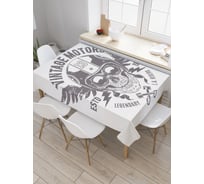 Прямоугольная скатерть JoyArty Старинные двигатели из сатена tc_9762_120x145