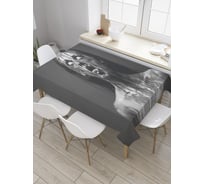 Прямоугольная скатерть JoyArty Зомбированная женщина из сатена tc_36417_120x145