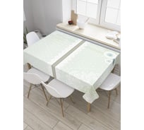 Прямоугольная скатерть JoyArty Снежный ажур из сатена tc_33411_120x145