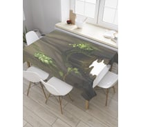 Прямоугольная скатерть JoyArty Вход в пещеру из сатена tc_31497_120x145
