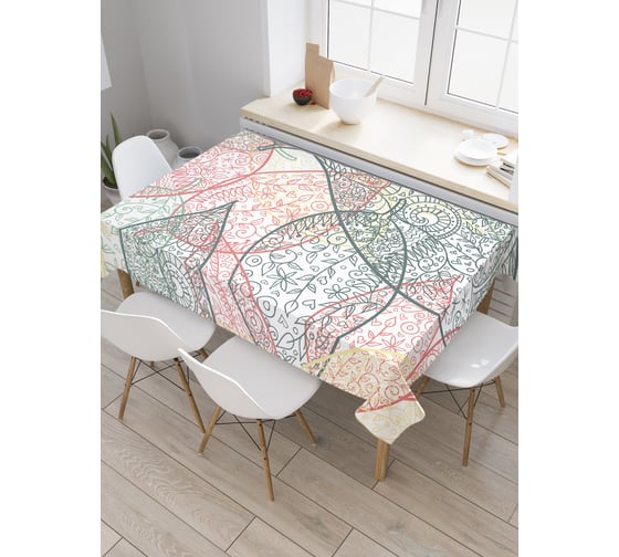 Прямоугольная скатерть JoyArty Скрытый за листьями из сатена tc_2942_120x145 1