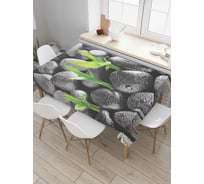 Прямоугольная скатерть JoyArty Сквозь камни из сатена tc_38881_120x145