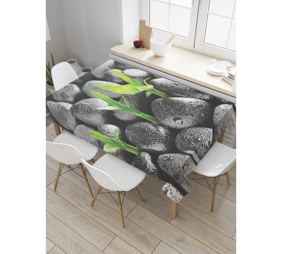 Прямоугольная скатерть JoyArty Сквозь камни из сатена tc_38881_120x145 1
