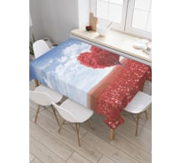 Прямоугольная скатерть JoyArty Долина любви из сатена tc_2746_120x145
