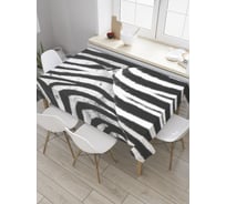 Прямоугольная скатерть JoyArty Зебровый пазл из сатена tc_7903_120x145
