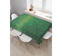 Прямоугольная скатерть JoyArty Желтое сияние из сатена tc_30747_120x145