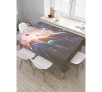 Прямоугольная скатерть JoyArty Воздушные шары в пропасти из сатена tc_23004_120x145