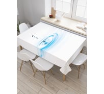 Прямоугольная скатерть JoyArty После падения из сатена tc_27828_120x145