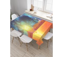 Прямоугольная скатерть JoyArty Египетское сияние из сатена tc_20968_120x145