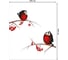 Прямоугольная скатерть JoyArty Два снегиря из сатена tc_38412_120x145 2