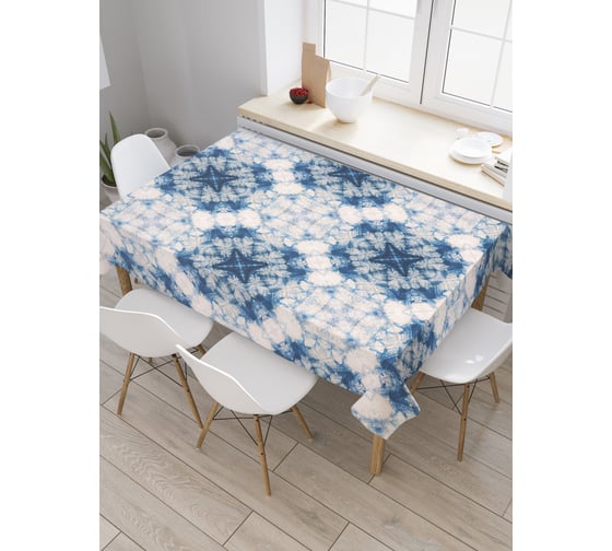 Прямоугольная скатерть JoyArty Иллюзия симметрии из сатена tc_20349_120x145 1