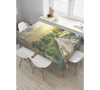 Прямоугольная скатерть JoyArty Дневная молния из сатена tc_8743_120x145