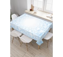 Прямоугольная скатерть JoyArty Синий пузырчатый тоннель из сатена tc_9532_120x145