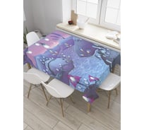 Прямоугольная скатерть JoyArty Сказочная ночь из сатена tc_28010_120x145