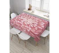 Прямоугольная скатерть JoyArty Георгин макро из сатена tc_32488_120x145
