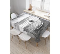 Прямоугольная скатерть JoyArty Старая лодка из сатена tc_20523_120x145