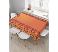 Прямоугольная скатерть JoyArty Слоновое истории из сатена tc_29001_120x145