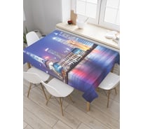 Прямоугольная скатерть JoyArty Сияющий вечер из сатена tc_942_120x145