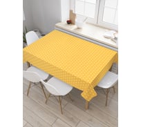 Прямоугольная скатерть JoyArty Желтая монотонность из сатена tc_30676_120x145